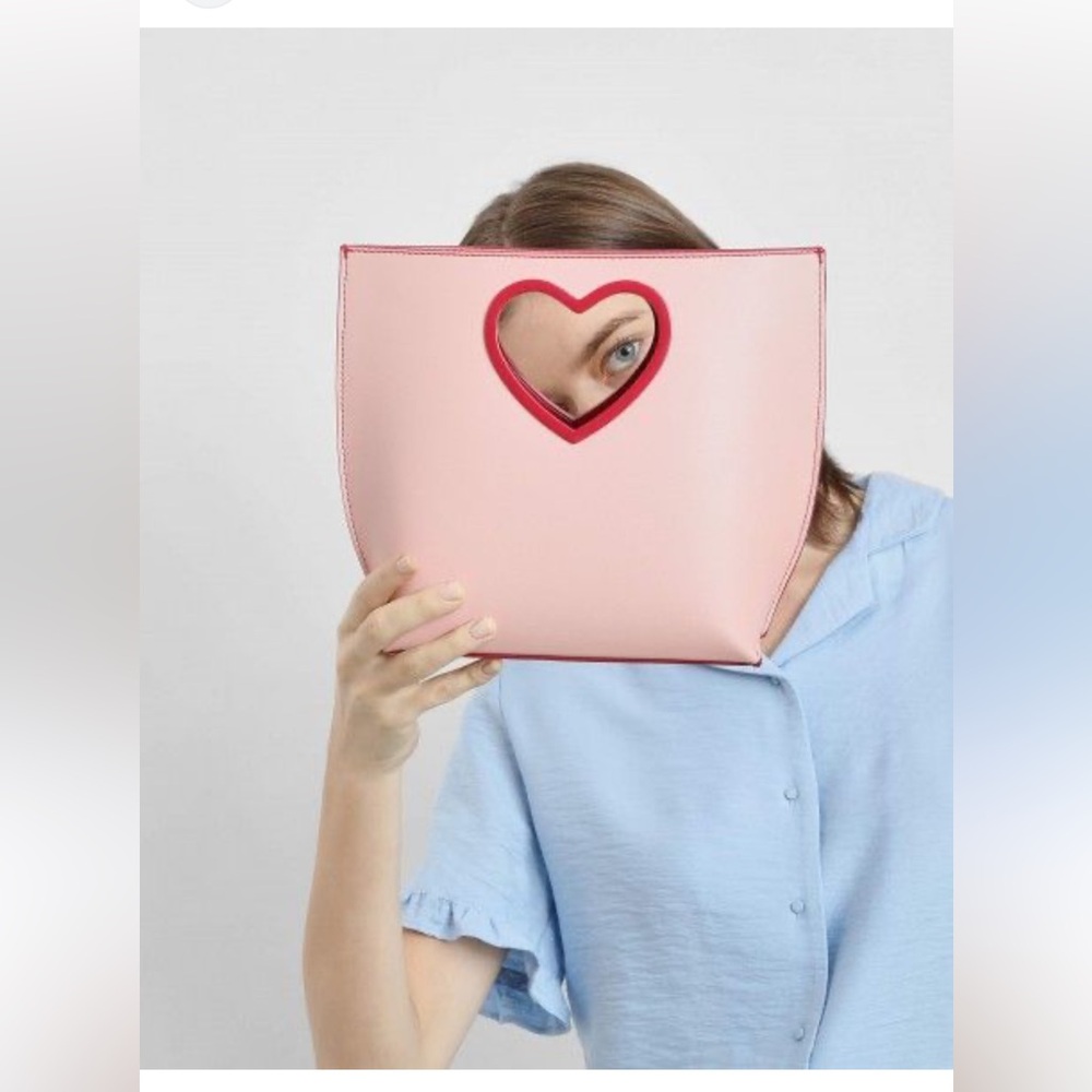 Charles & Keith heart bag
